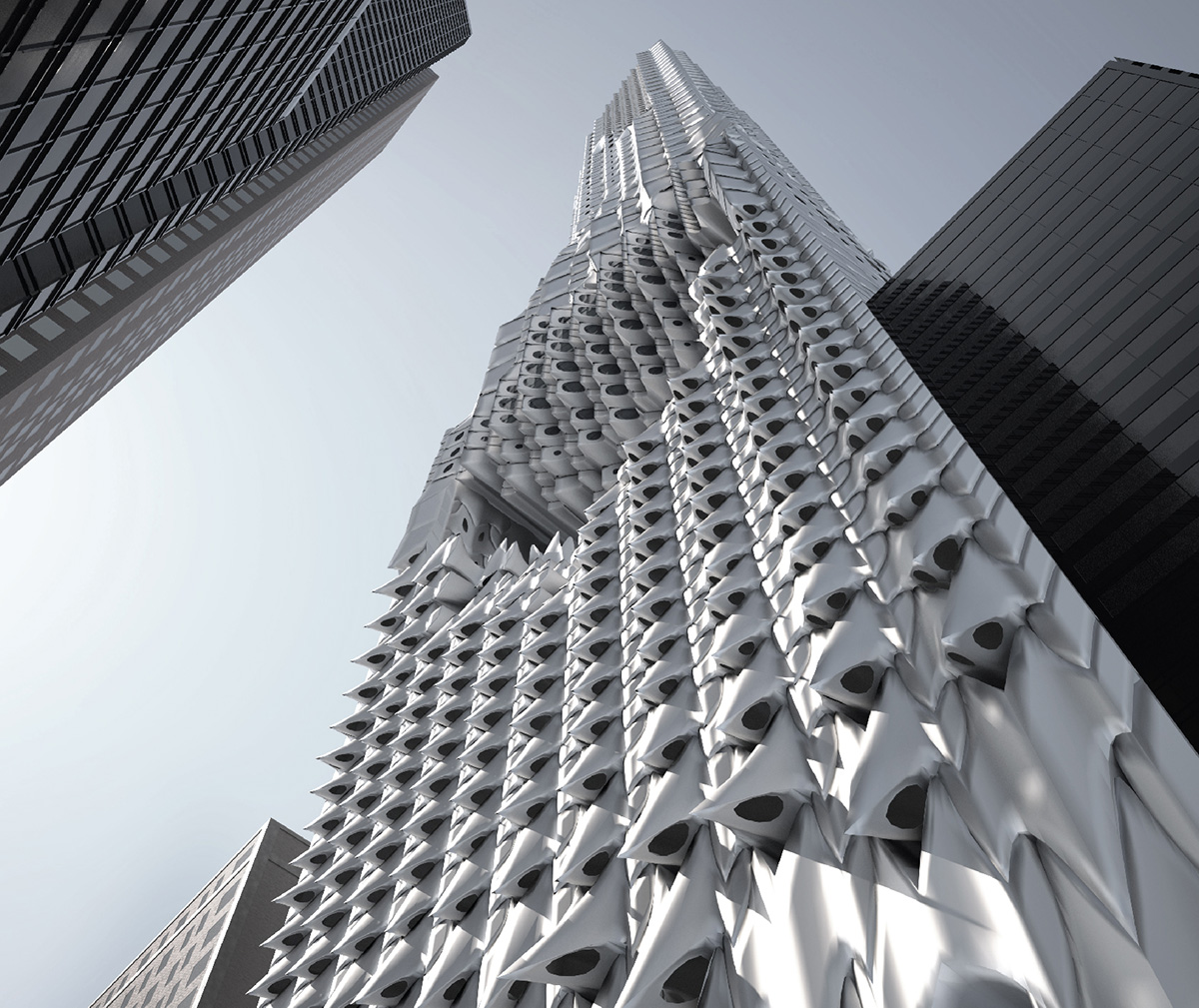 Modern New York Skyscraper Architecture